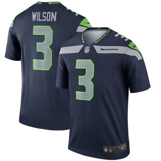 Youth Seattle Seahawks Russell Wilson Legend Jersey - Navy