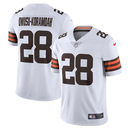 Youth Cleveland Browns Jeremiah Owusu-Karamoah Vapor Jersey - White