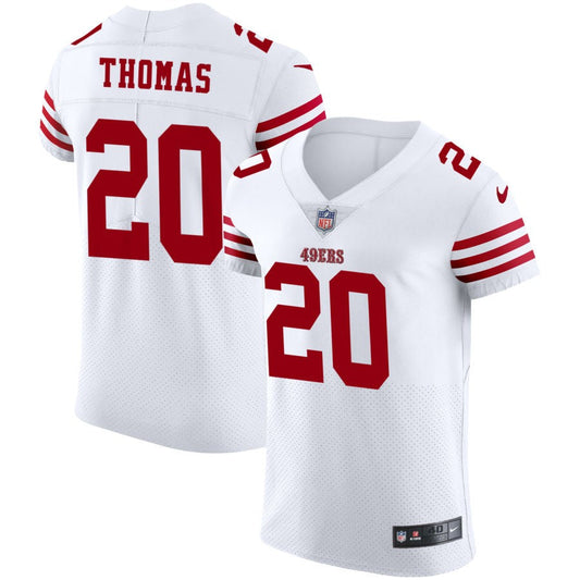 Ambry Thomas San Francisco 49ers Nike Vapor Elite Jersey - White