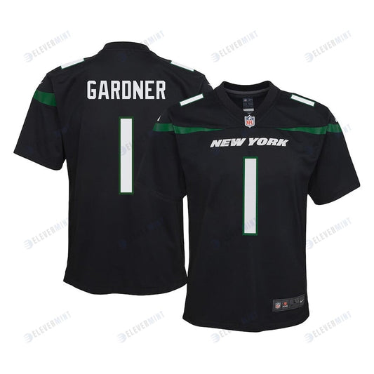 Ahmad Sauce Gardner 1 New York Jets YOUTH Game Jersey - Black