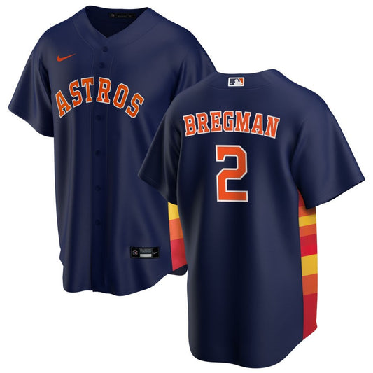 Alex Bregman Houston Astros Nike Alternate Replica Jersey - Navy