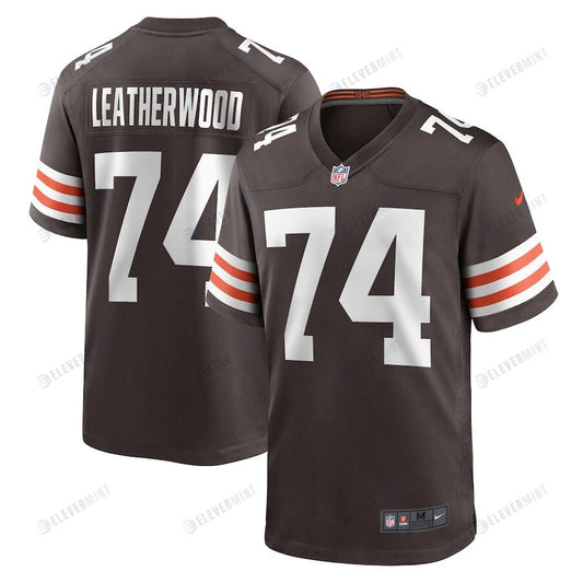 Alex Leatherwood 74 Cleveland Browns Men's Team Game Jersey - Brown