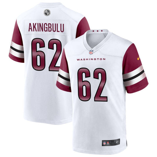 Alex Akingbulu Washington Commanders Nike Game Player Jersey - White