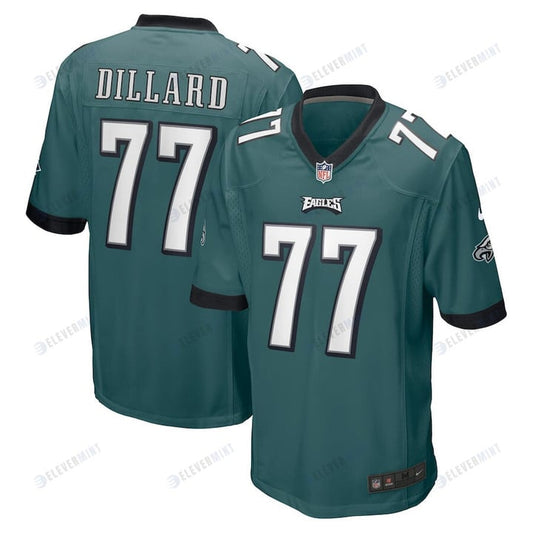 Andre Dillard 77 Philadelphia Eagles Game Jersey - Midnight Green