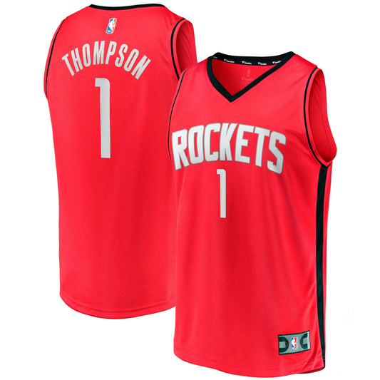 Amen Thompson Houston Rockets Fanatics Branded 2023 NBA Draft First Round Pick Fast Break Replica Jersey - Icon Edition - Red