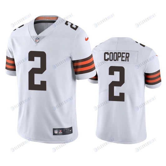 Amari Cooper 2 Cleveland Browns White Vapor Limited Jersey