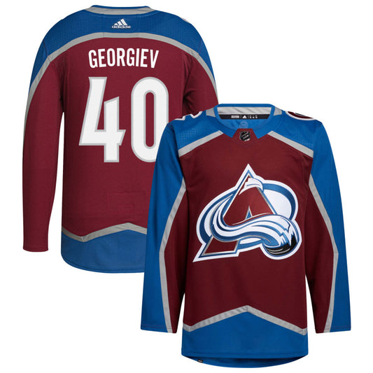 Alexandar Georgiev Colorado Avalanche adidas Home Primegreen Authentic Pro Jersey - Burgundy