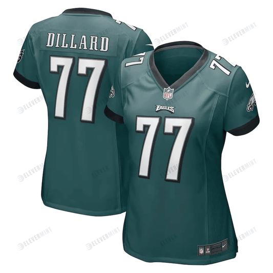 Andre Dillard 77 Philadelphia Eagles Women's Game Jersey - Midnight Green