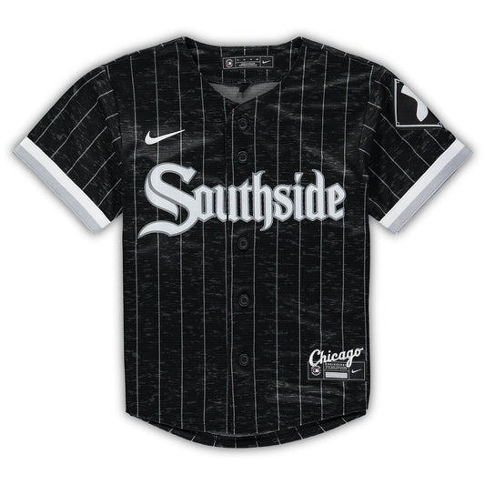 Youth Tim Anderson Nike White Sox City Connect Script Replica Jersey - Black