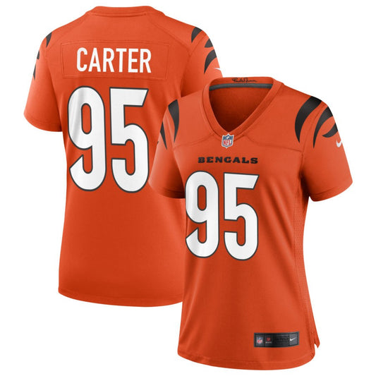 Zach Carter Cincinnati Bengals Nike Women's Alternate Game Jersey - Orange