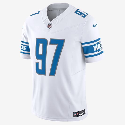 Aidan Hutchinson Detroit Lions Men's Nike Dri-FIT NFL Limited Football Jersey - White