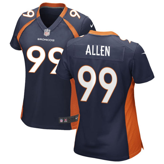 Zach Allen Denver Broncos Nike Women's Alternate Game Jersey - Navy