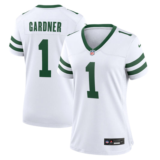 Ahmad Sauce Gardner New York Jets Nike Women's Legacy Player Game Jersey - White