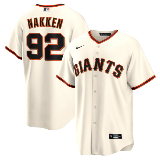 Alyssa Nakken San Francisco Giants Nike Home Replica Player Jersey - Cream