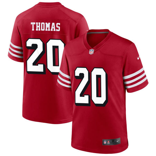 Ambry Thomas San Francisco 49ers Nike Alternate Game Jersey - Scarlet