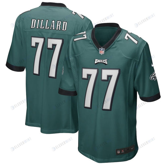 Andre Dillard 77 Philadelphia Eagles Game Player Jersey - Midnight Green