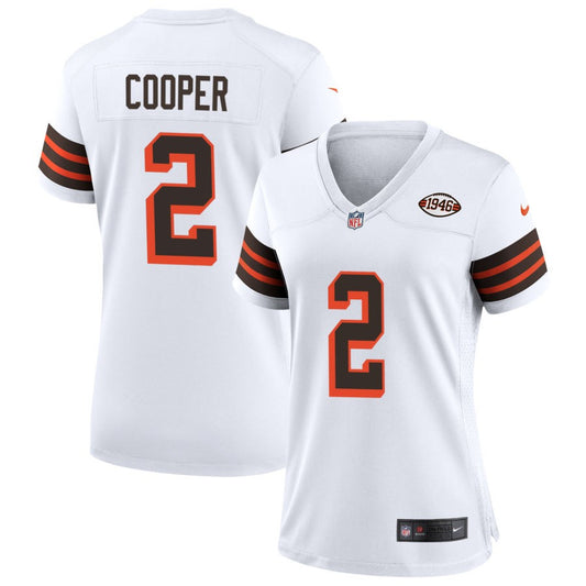 Amari Cooper Cleveland Browns Nike Women's 1946 Collection Alternate Jersey - White