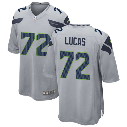 Abraham Lucas Seattle Seahawks Nike Youth Game Jersey - Gray