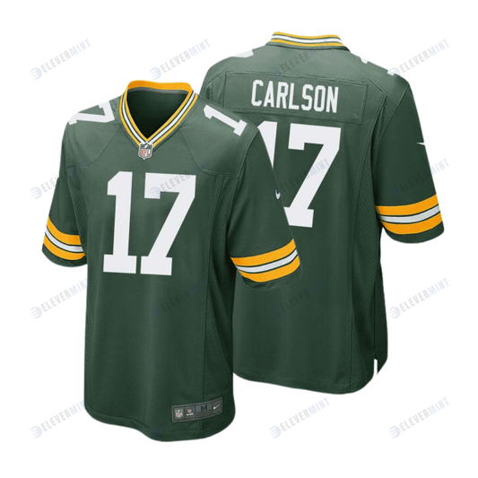 Anders Carlson 17 Green Bay Packers Men Home Game Jersey - Green