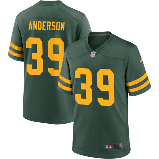 Zayne Anderson Green Bay Packers Nike Alternate Jersey - Green