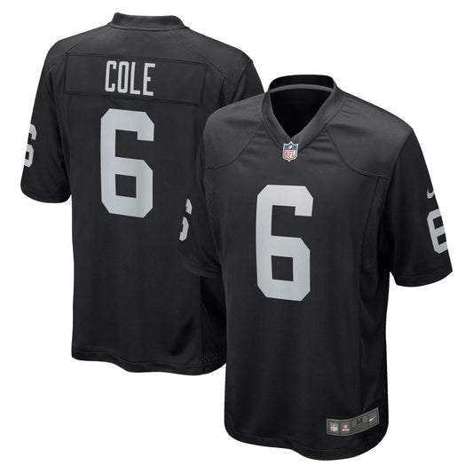 AJ Cole Las Vegas Raiders Nike Game Jersey - Black