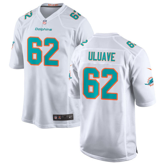 Alama Uluave Miami Dolphins Nike Game Jersey - White