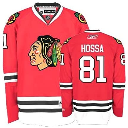 Youth Chicago Blackhawks Marian Hossa Premier Home Jersey