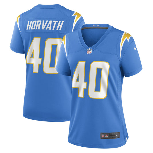 Zander Horvath Los Angeles Chargers Nike Women's Game Player Jersey - Powder Blue