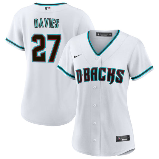 Zach Davies Arizona Diamondbacks Nike Women's Home Replica Jersey - White