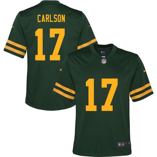 Anders Carlson Green Bay Packers Nike Youth Alternate Jersey - Green